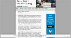 Desktop Screenshot of lauriercareercentre.wordpress.com