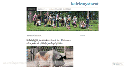 Desktop Screenshot of koirienystavat.wordpress.com