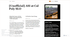 Desktop Screenshot of calpolyasi.wordpress.com
