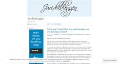 Desktop Screenshot of juridikbloggen.wordpress.com