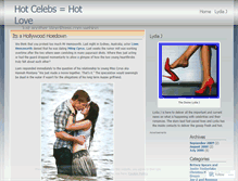 Tablet Screenshot of hotcelebshotlove.wordpress.com