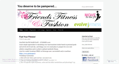 Desktop Screenshot of friendsfitnessfashion.wordpress.com