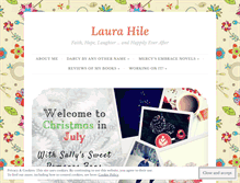 Tablet Screenshot of laurahile.wordpress.com