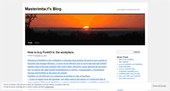 Desktop Screenshot of masterimtact.wordpress.com