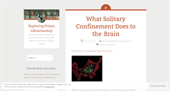 Desktop Screenshot of exploringprisonlibrarianship.wordpress.com