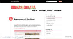 Desktop Screenshot of indranilkhara.wordpress.com