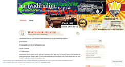 Desktop Screenshot of hariyadihalim.wordpress.com