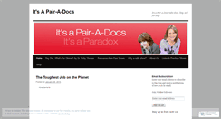 Desktop Screenshot of itsapairadocs.wordpress.com