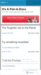 Mobile Screenshot of itsapairadocs.wordpress.com