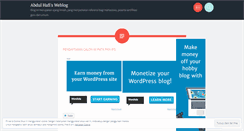 Desktop Screenshot of abdulhafi.wordpress.com