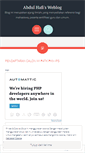 Mobile Screenshot of abdulhafi.wordpress.com