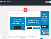 Tablet Screenshot of abdulhafi.wordpress.com