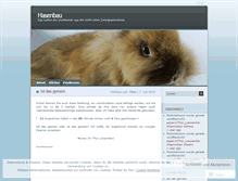 Tablet Screenshot of hasenbau.wordpress.com