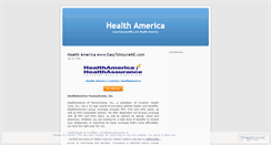 Desktop Screenshot of healthamerica.wordpress.com
