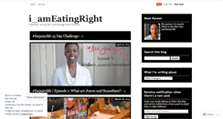 Desktop Screenshot of iameatingright.wordpress.com