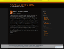 Tablet Screenshot of michelleburt.wordpress.com