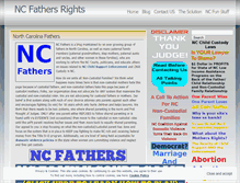 Tablet Screenshot of ncfathers.wordpress.com