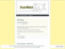 Tablet Screenshot of drumwatch.wordpress.com