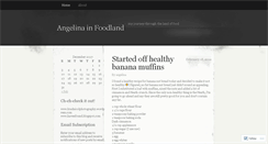 Desktop Screenshot of angelinainfoodland.wordpress.com