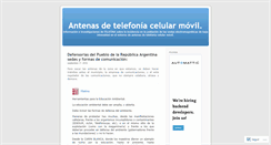 Desktop Screenshot of antenastemovil.wordpress.com