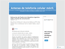 Tablet Screenshot of antenastemovil.wordpress.com