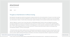 Desktop Screenshot of oliverhimmel.wordpress.com