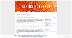 Desktop Screenshot of eirinsroteskuff.wordpress.com