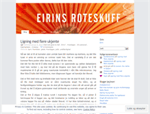 Tablet Screenshot of eirinsroteskuff.wordpress.com