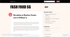 Desktop Screenshot of fashfoodsg.wordpress.com
