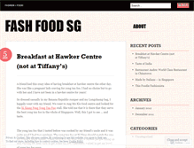 Tablet Screenshot of fashfoodsg.wordpress.com