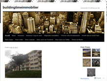 Tablet Screenshot of buildingtimeimmobilier.wordpress.com