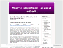 Tablet Screenshot of monavieintl.wordpress.com