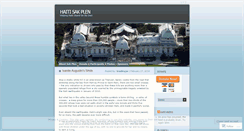 Desktop Screenshot of haitisakplen.wordpress.com