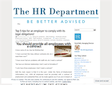 Tablet Screenshot of hrdepartmentireland.wordpress.com