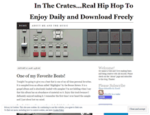 Tablet Screenshot of inthecrates.wordpress.com