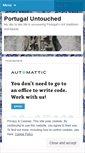 Mobile Screenshot of portugaluntouched.wordpress.com