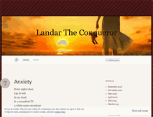 Tablet Screenshot of landartheconqueror.wordpress.com