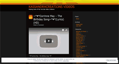 Desktop Screenshot of kassandracreations.wordpress.com