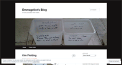 Desktop Screenshot of emmageliot.wordpress.com