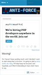 Mobile Screenshot of antiforce.wordpress.com