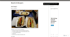 Desktop Screenshot of beardsandburgers.wordpress.com