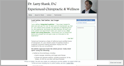 Desktop Screenshot of drlarryshank.wordpress.com