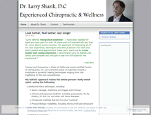 Tablet Screenshot of drlarryshank.wordpress.com