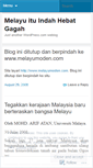 Mobile Screenshot of melayuliberal.wordpress.com