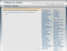 Tablet Screenshot of melayuliberal.wordpress.com