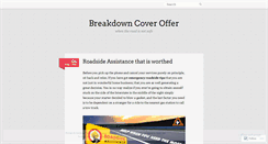 Desktop Screenshot of breakdowncoveroffer.wordpress.com