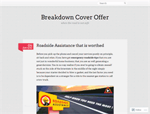 Tablet Screenshot of breakdowncoveroffer.wordpress.com