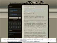 Tablet Screenshot of franchiseindonesia.wordpress.com