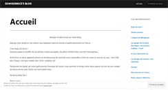 Desktop Screenshot of edwigebrice.wordpress.com