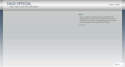 Desktop Screenshot of dauspozi.wordpress.com